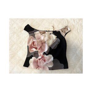 Ted Baker London Porcelain Rose Bardot Top (TB Size 4) Never worn/tags attached